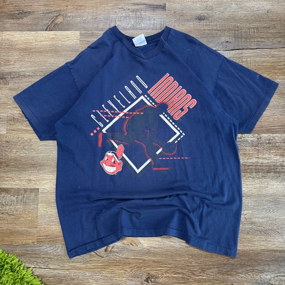 Vtg 1994 Cleveland Indians‎ MLB single stitch T shirt